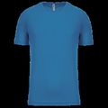 Camiseta de deporte hombre poliéster Aqua Blue L