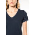 Camiseta de punto piqué mujer
