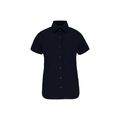 Camisa cómoda manga corta mujer Navy Xxl