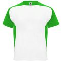 Camiseta técnica transpirable de secado rápido Blanco/Verde Helecho M