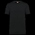 Camiseta algodón orgánico cuello redondo Black S