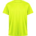 Camiseta Transpirable Manga Corta Amarillo Fluor S