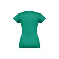 Camiseta Mujer Entallada de Algodón Escote V