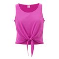 Camiseta Top Fresco de Tirantes con Nudo Ffuc M