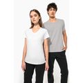 Camiseta cuello de pico Color jaspeado