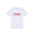 Camiseta algodón con logo Wrangler White S