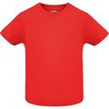 Camiseta de bebé manga corta Rojo 2 Años