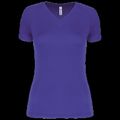 Camiseta de deporte mujer cuello de pico Violet Xxl