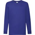 Camiseta manga larga infantil Royal Blue 3/4 Ans