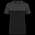 Camiseta bicolor eco Black / Dark Grey S