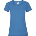 Camiseta entallada mujer 100% algodón Azur Blue S