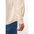Camisa de algodón con bolsillo y cuello con botones