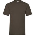Camiseta hombre algodón cuello redondo Chocolate Xxl