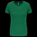 Camiseta de deporte mujer poliéster Kelly Green L