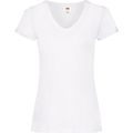Camiseta de corte femenino White M