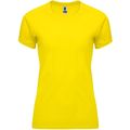 Camiseta Mujer Control Dry Entallada Amarillo Xl