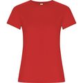 Camiseta entallada de manga corta Rojo S