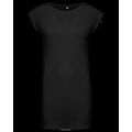 Camiseta vestido mujer algodón Black L/Xl