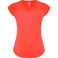 Camiseta Técnica Mujer Entallada Coral Fluor L