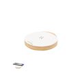 Cargador Circular Qi 15W Bambú