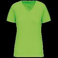 Camiseta de mujer cuello de pico Lime M