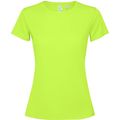 Camiseta técnica entallada para mujer Verde Fluor L