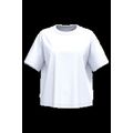 Camiseta algodón orgánico oversize mujer White S/M