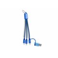Cable reciclado con salidas múltiples Azul
