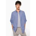 Camisa oxford hombre algodón poliéster