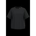 Camiseta algodón orgánico oversize mujer Black Xxs/Xs