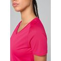 Camiseta de deporte mujer cuello de pico