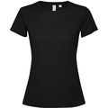 Camiseta técnica entallada para mujer Negro M