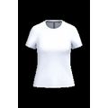 Camiseta manga corta mujer algodón White L
