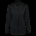 Camisa sarga manga larga chica Black 3Xl