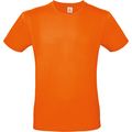 Camiseta hombre 100% algodón preencogido Orange L