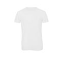 Camiseta Triblend hombre cuello redondo White 3Xl