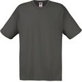 Camiseta niños algodón cuello redondo Light Graphite 12/13 Ans