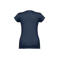 Camiseta Mujer Entallada de Algodón Escote V
