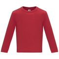 Camiseta Manga Larga Bebé Rojo 12 Meses