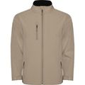 Cazadora Softshell con cremallera invertida Arena Oscuro 2Xl