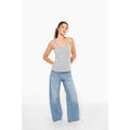 Camiseta 100% algodón de tirantes mujer