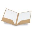 Carpeta de cartón Kraft  A4
