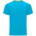 Camiseta Técnica Unisex Manga Ranglán Turquesa Xs