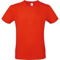 Camiseta hombre 100% algodón preencogido Fire Red Xxl