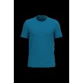 Camiseta algodón orgánico ajustado Blue Sapphire Xs