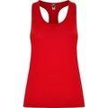 Camiseta Técnica de Tirantes Entallada Rojo 2Xl