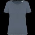 Camiseta ajustada algodón orgánico mujer Washed Mineral Grey L