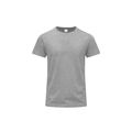 Camiseta unisex de algodón cuello redondo Gri Xxl