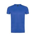 Camiseta técnica adulto de colores y tejido altamente transpirable Azul Xxl