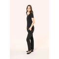 Camiseta algodón cuello pico mujer